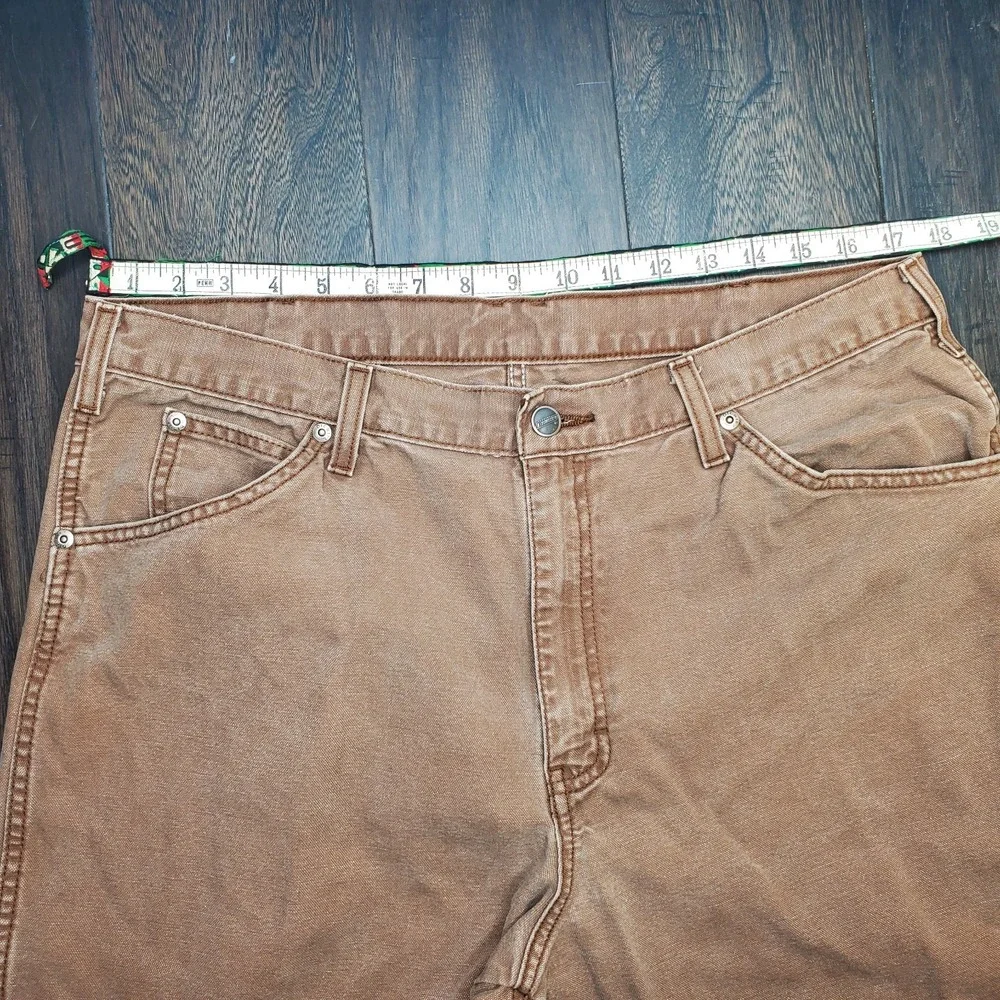 Vintage Dickies Duck Canvas Pants Mens Brown 36×32 90s Y2K Workwear